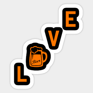 Love for bear Sticker